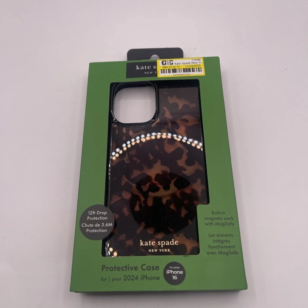 Kate Spade new york Tortoiseshell MagSafe iPhone 16